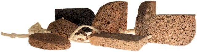 Volcanic Foot Stone - Shell Shape