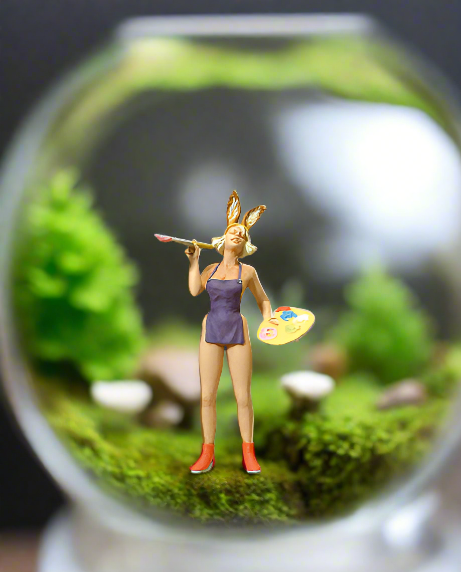 Easter Bunny Figure Terrarium Figures 29072