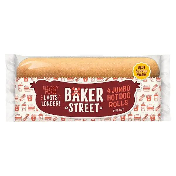 Baker Street 4 Jumbo Hot Dog Rolls