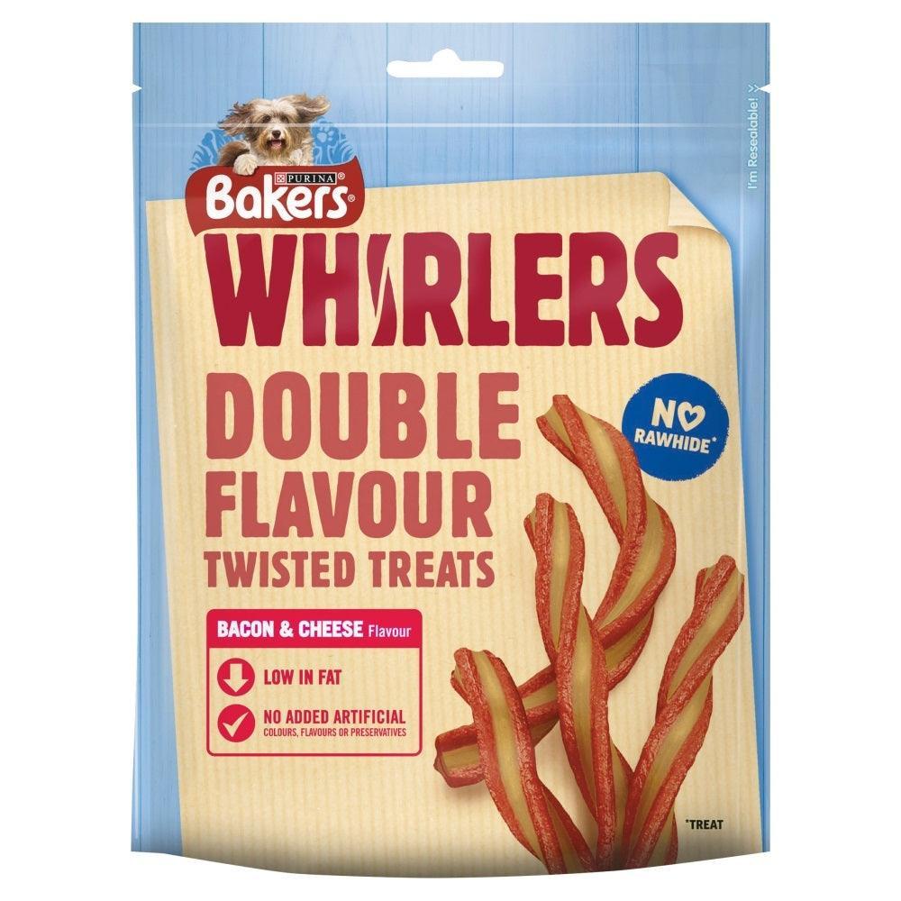 Bakers Whirlers Bacon and Cheese 130g - Case of 6