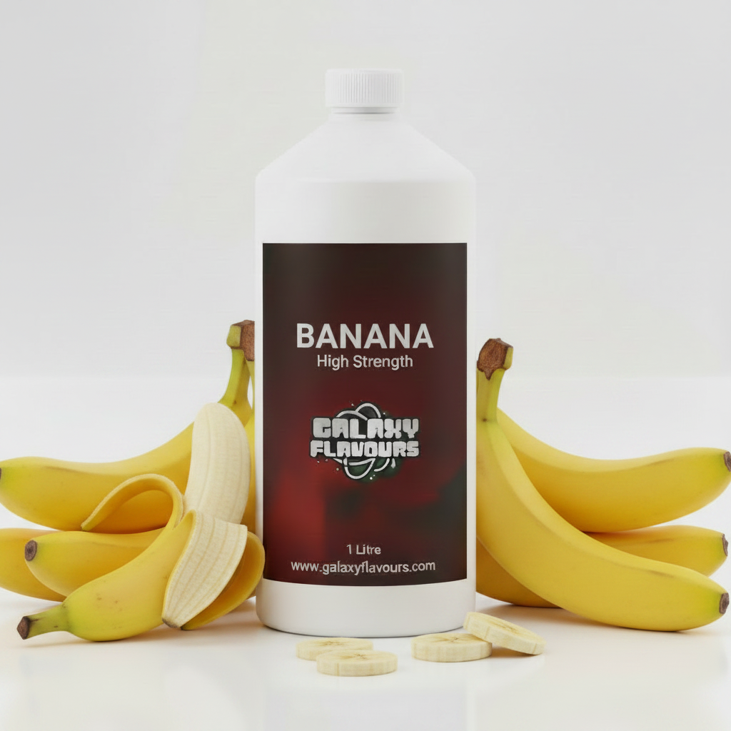 Banana Food Flavouring - Professional High Strength - 1 Litre