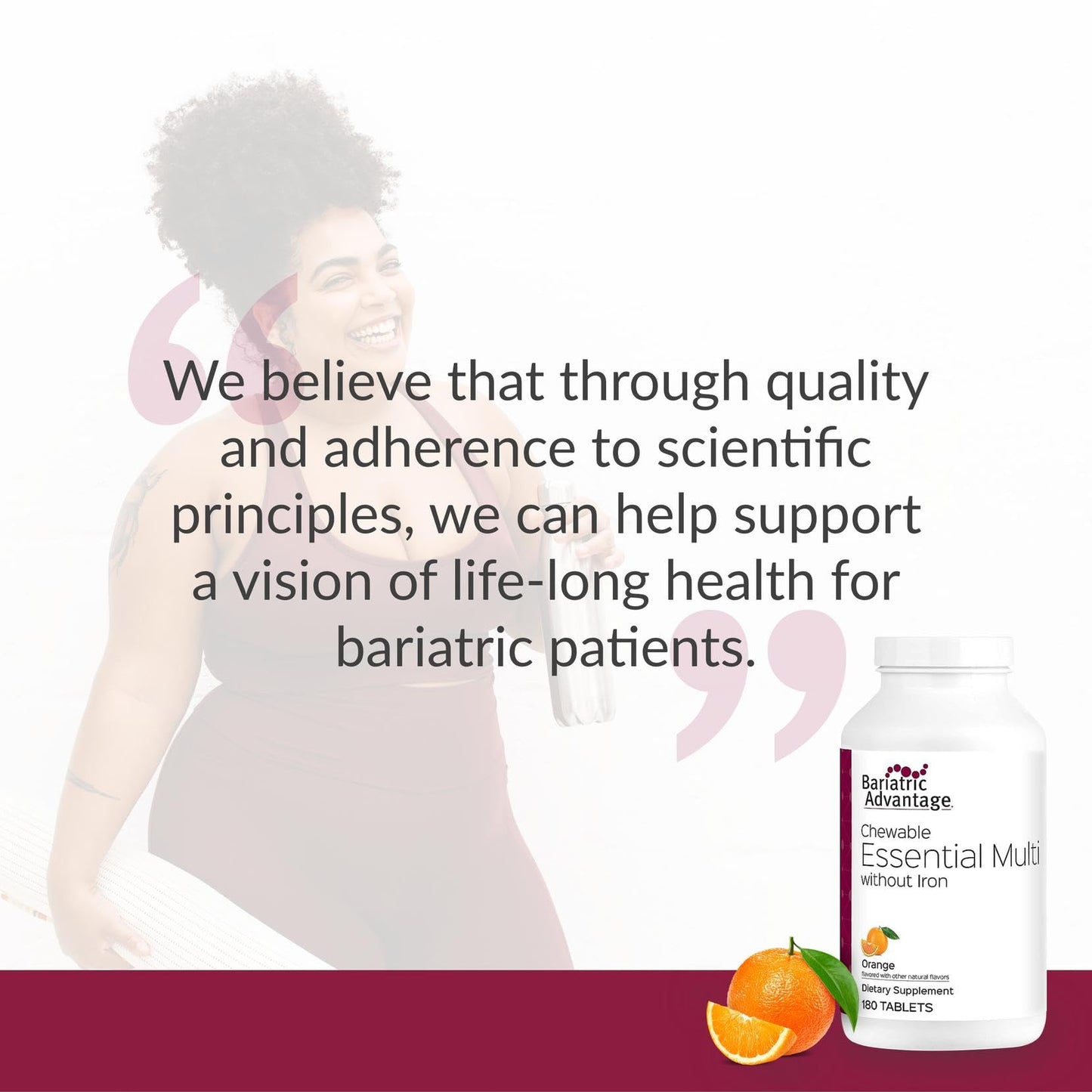 Bariatric Advantage Complete Chewable Multivitamin - 180 Count, Orange
