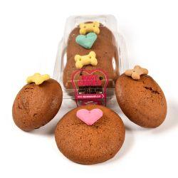 Barking Bakery Doggie Dog Cookie - 3 Pack
