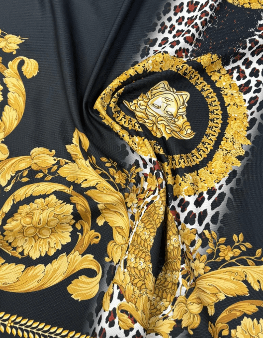 Baroque Leopard Fabric Sold by the Metre