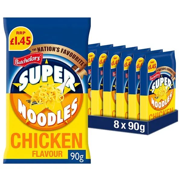 Batchelors Chicken Flavour Super Noodles 90g (Case of 8)