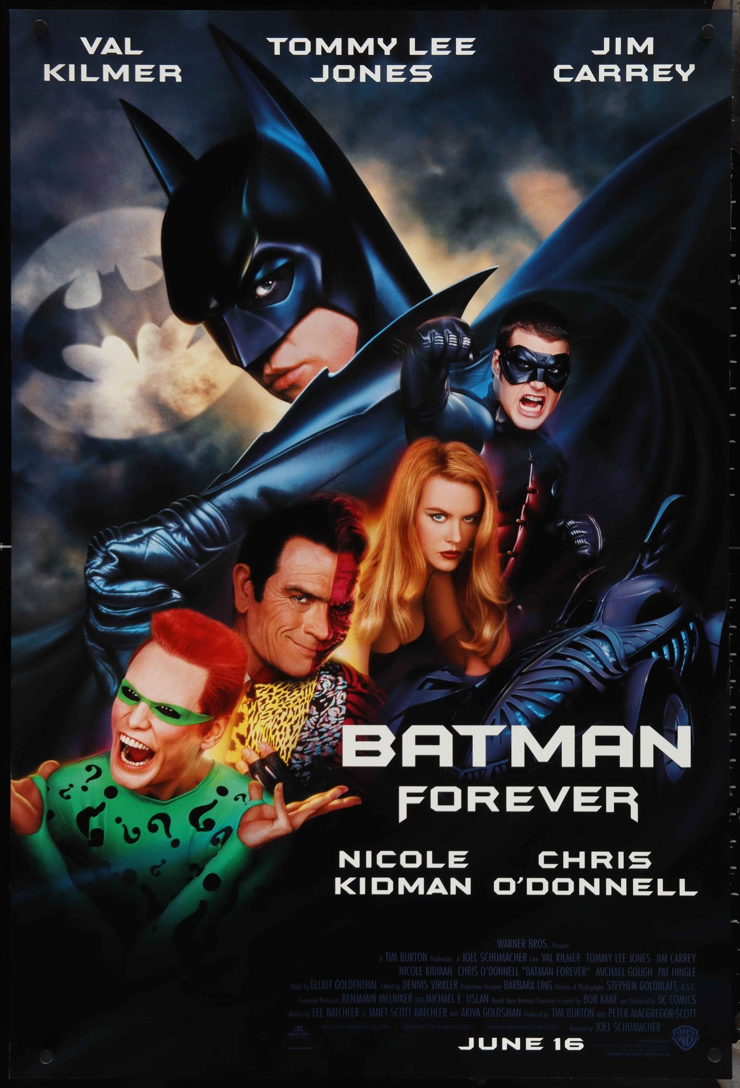 Batman Forever (1995) Original US One Sheet Movie Poster