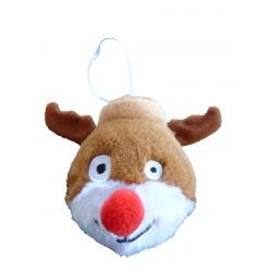 Bauble Squeaky Christmas Reindeer