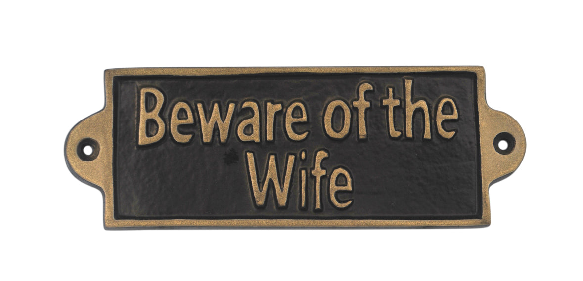 BEWARE OF THE CAT - METAL SIGN