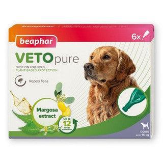 Beaphar VETOpure Medium Large Dog Spot On 6 Pipette - Case of 6