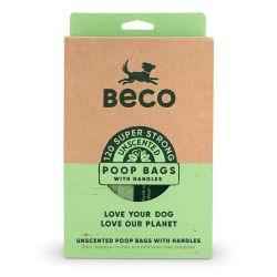Beco Poop Bags Unscented with Handles 120 Pack, 120's