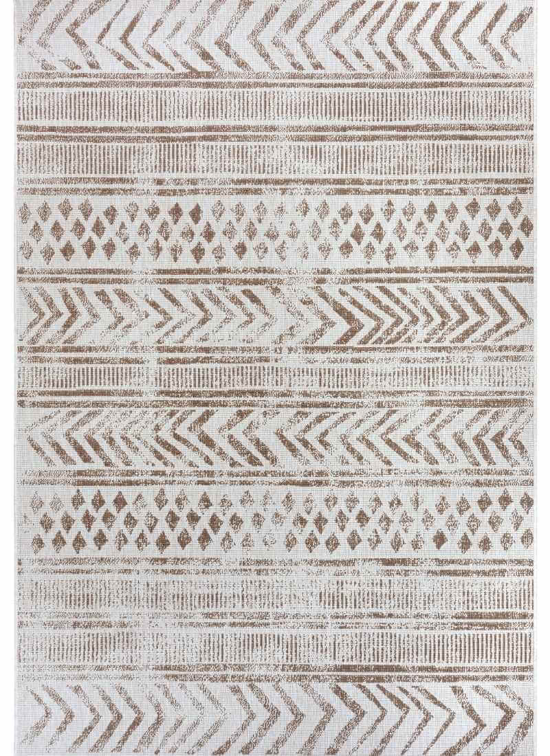 Reversible Geometric Indoor-Outdoor Flatweave Rug