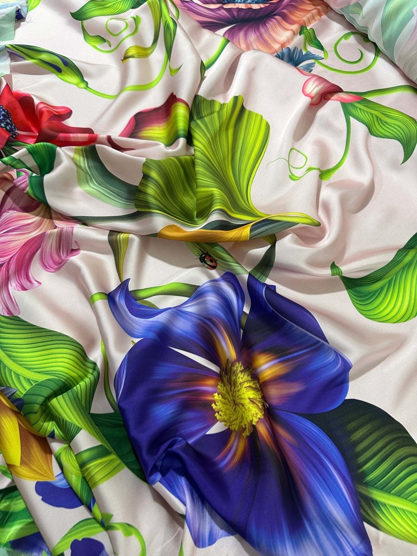 Tropical Floral Fabric by Metre