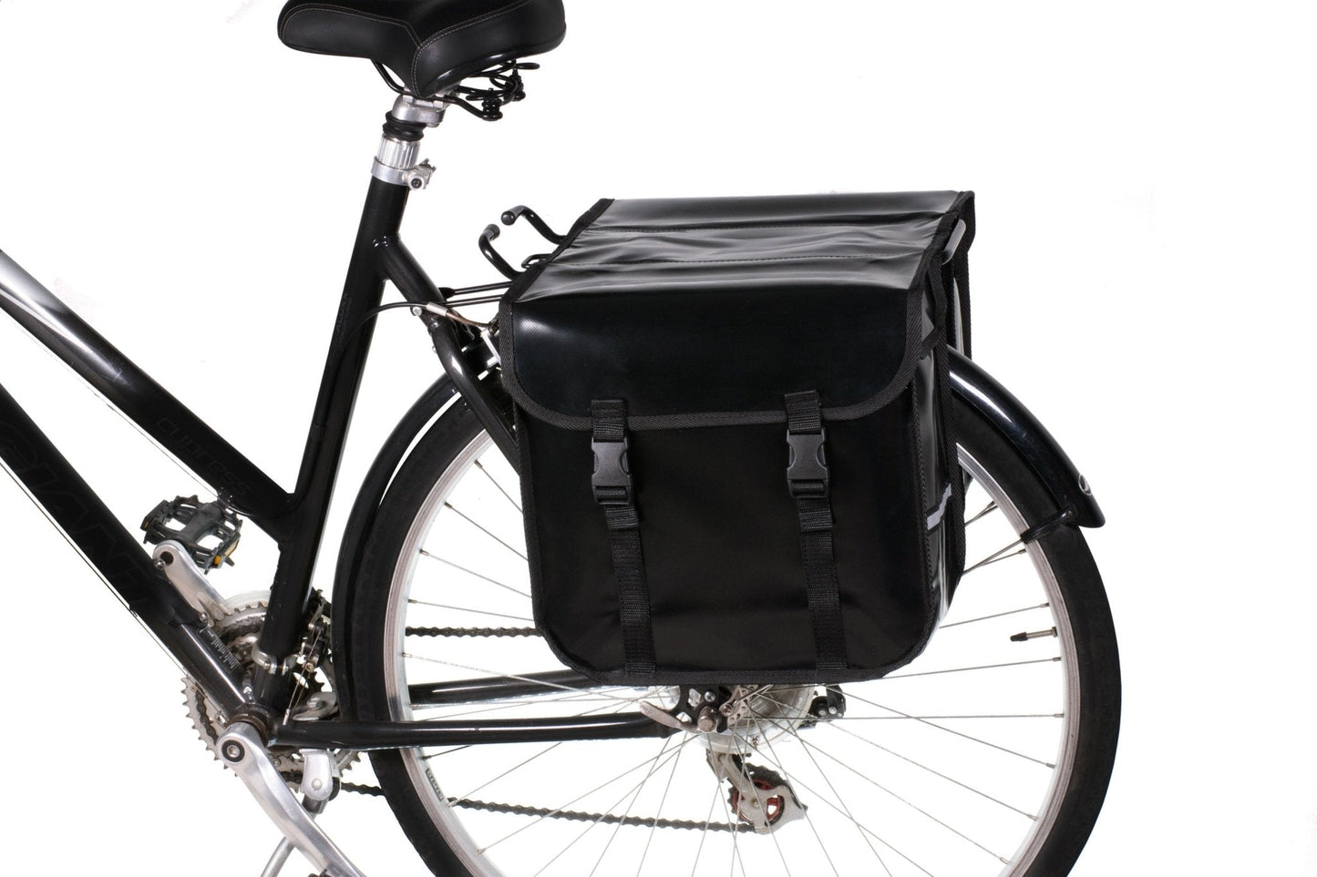 BikyBag Classic CW - Waterproof Bicycle Double Panniers (Black)