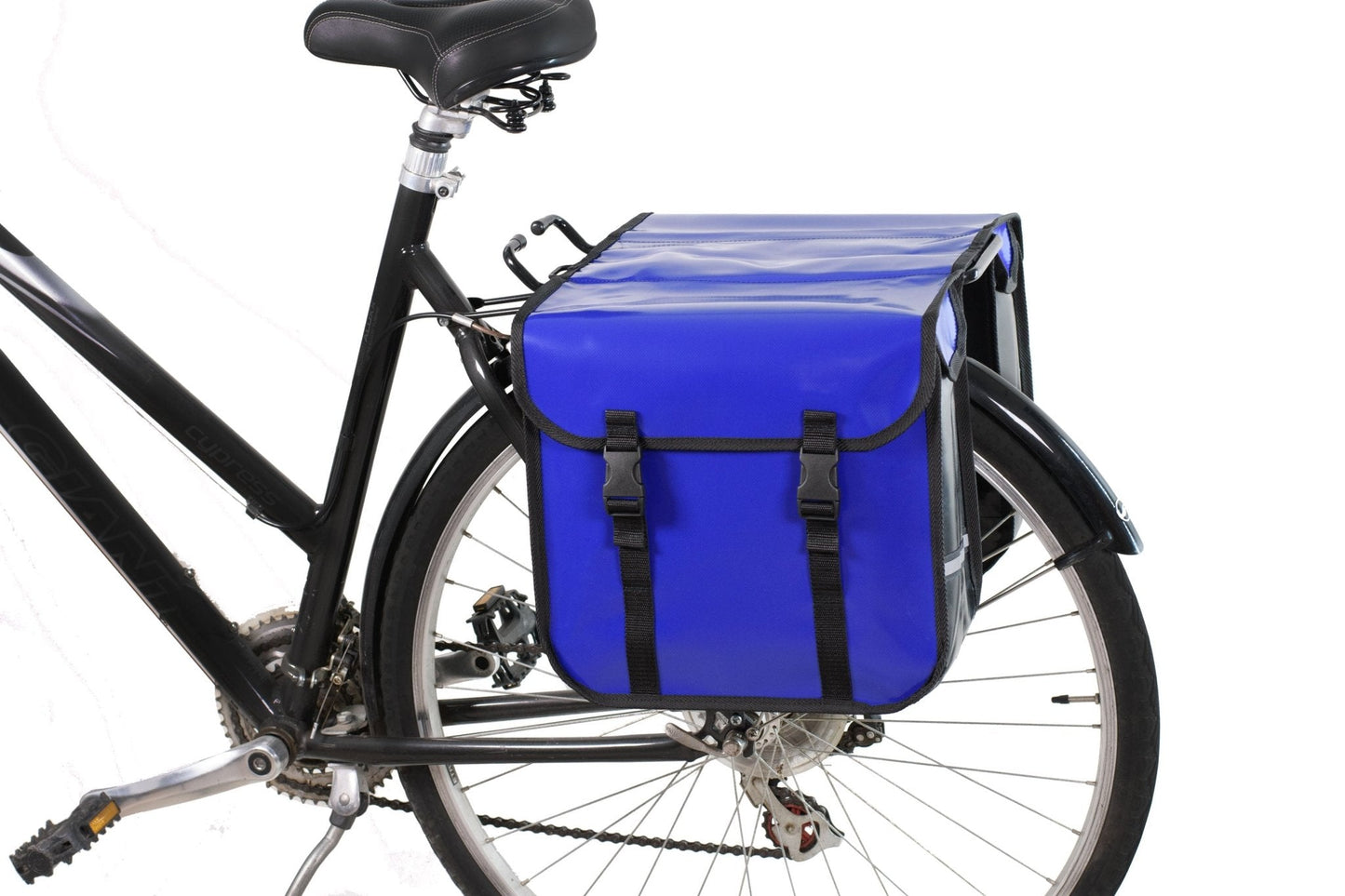 BikyBag Classic CW - Waterproof Bicycle Double Panniers (Blue)