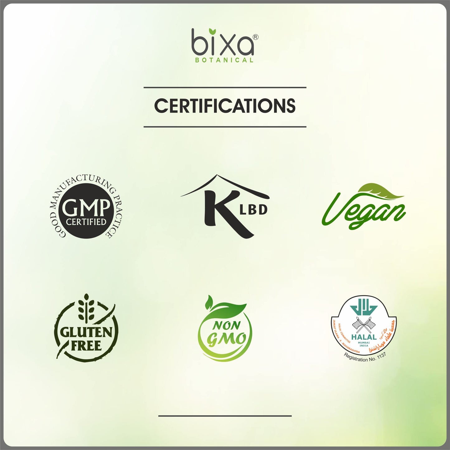 Bixa BOTANICAL Brahmi Powder - Bacopa Monnieri | 200g Ayurvedic Herbal Supplement | Gluten Free, Non-GMO, Vegan