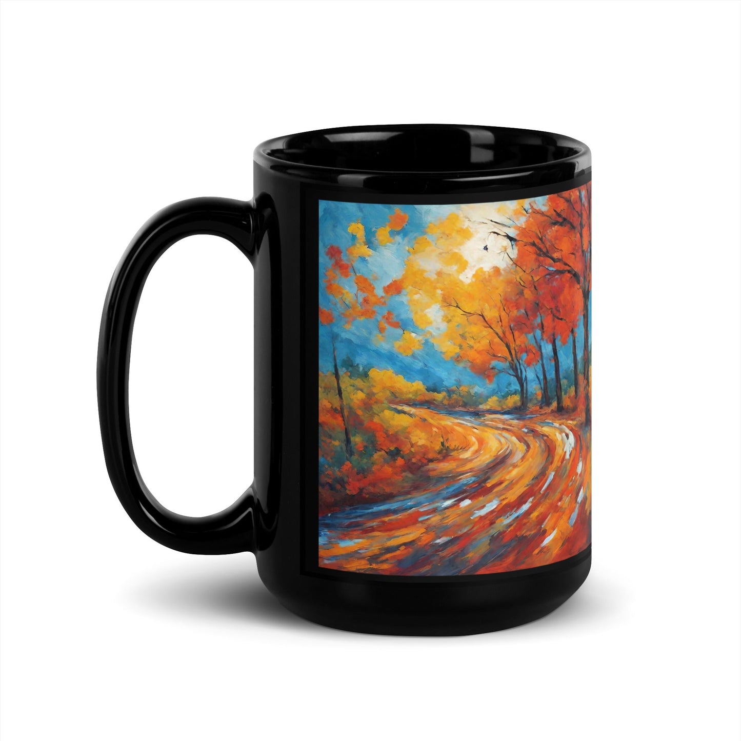 Black Glossy Mug