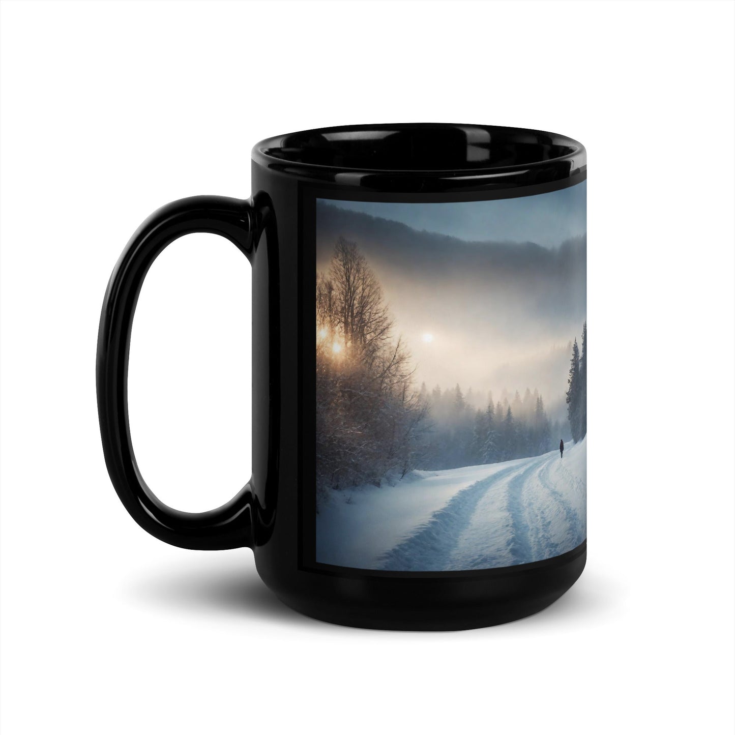 Black Glossy Mug