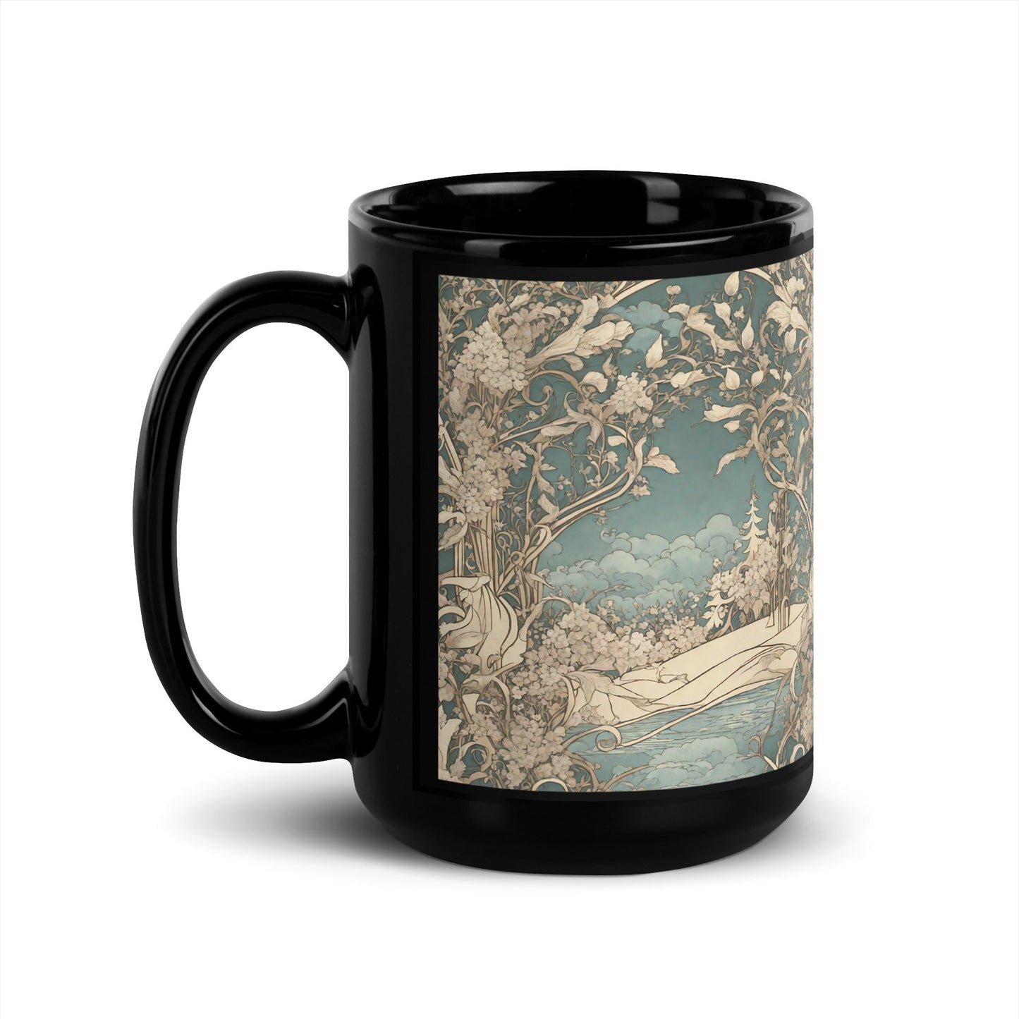 Black Glossy Mug