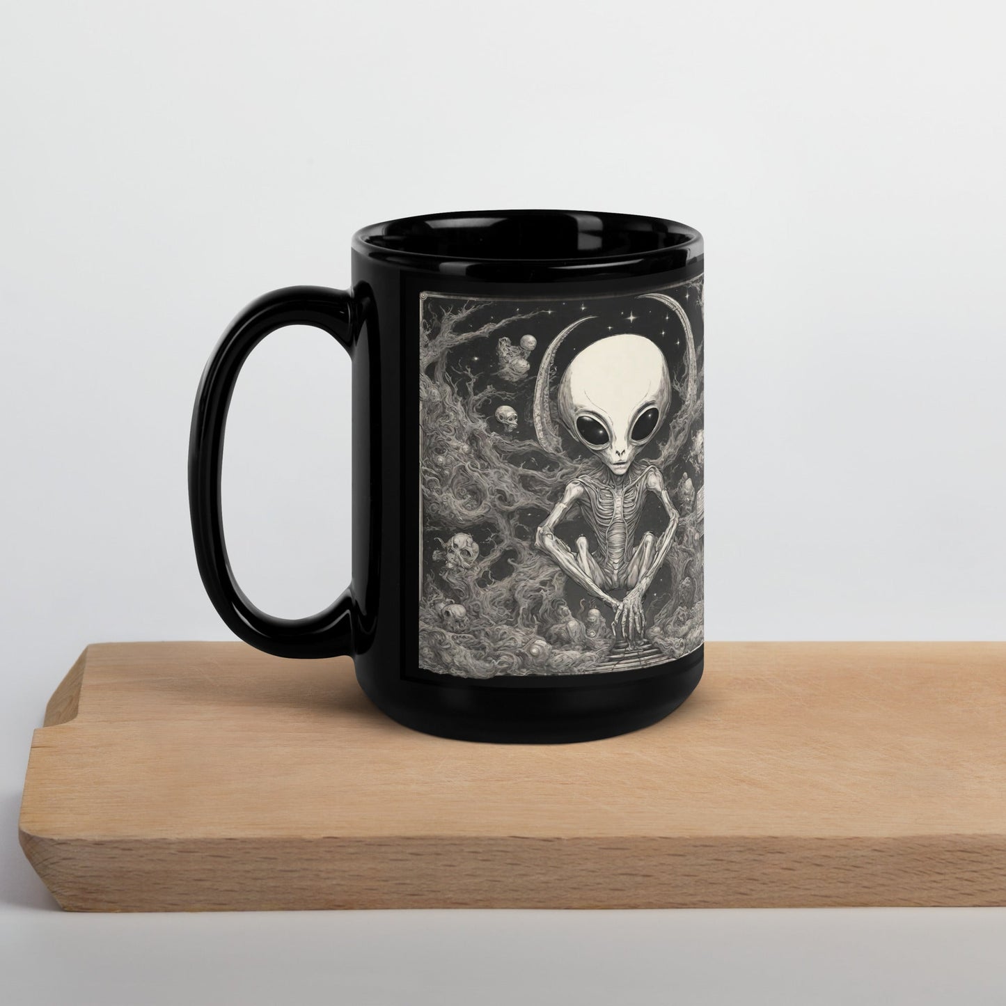 Black Glossy Mug