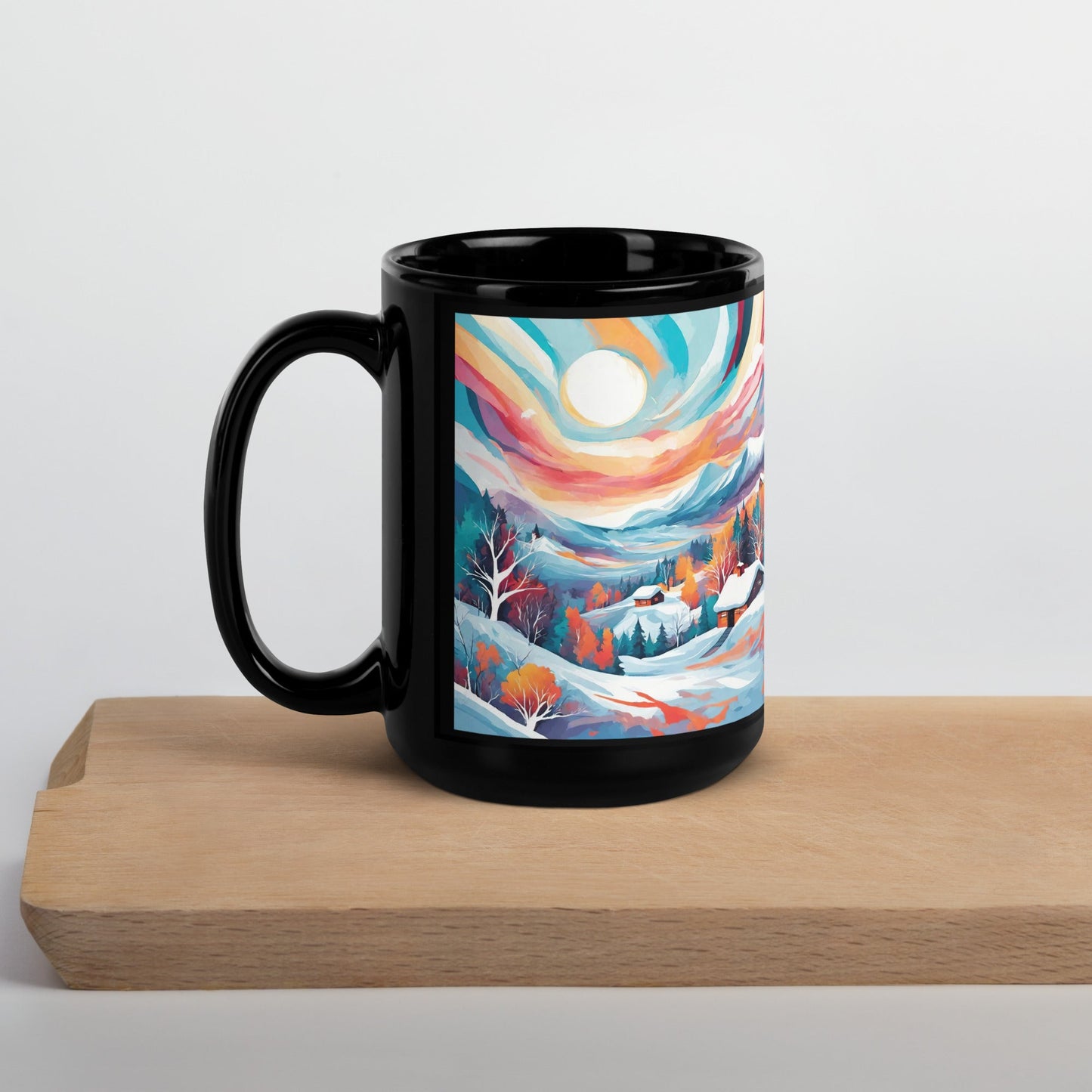 Black Glossy Mug