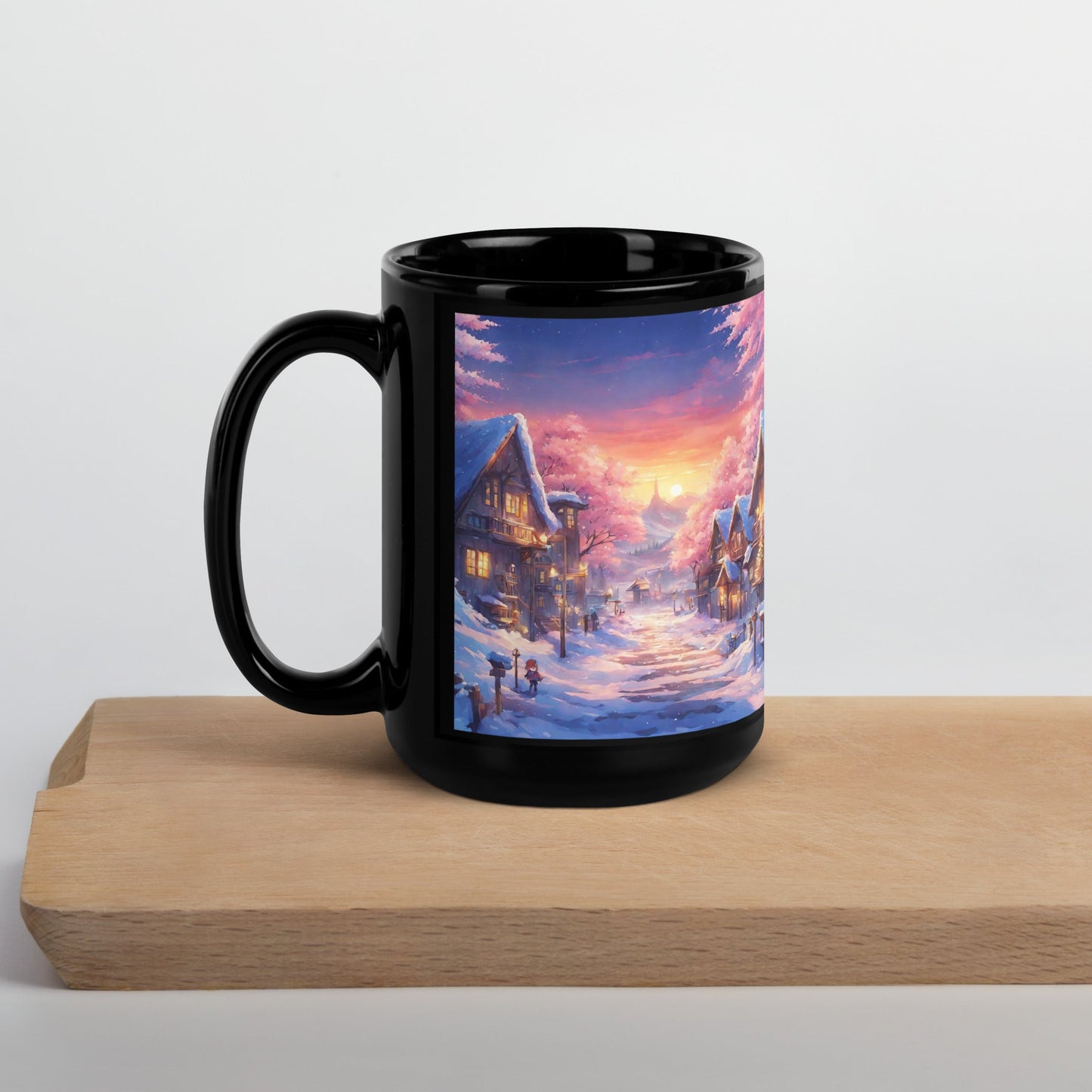 Black Glossy Mug