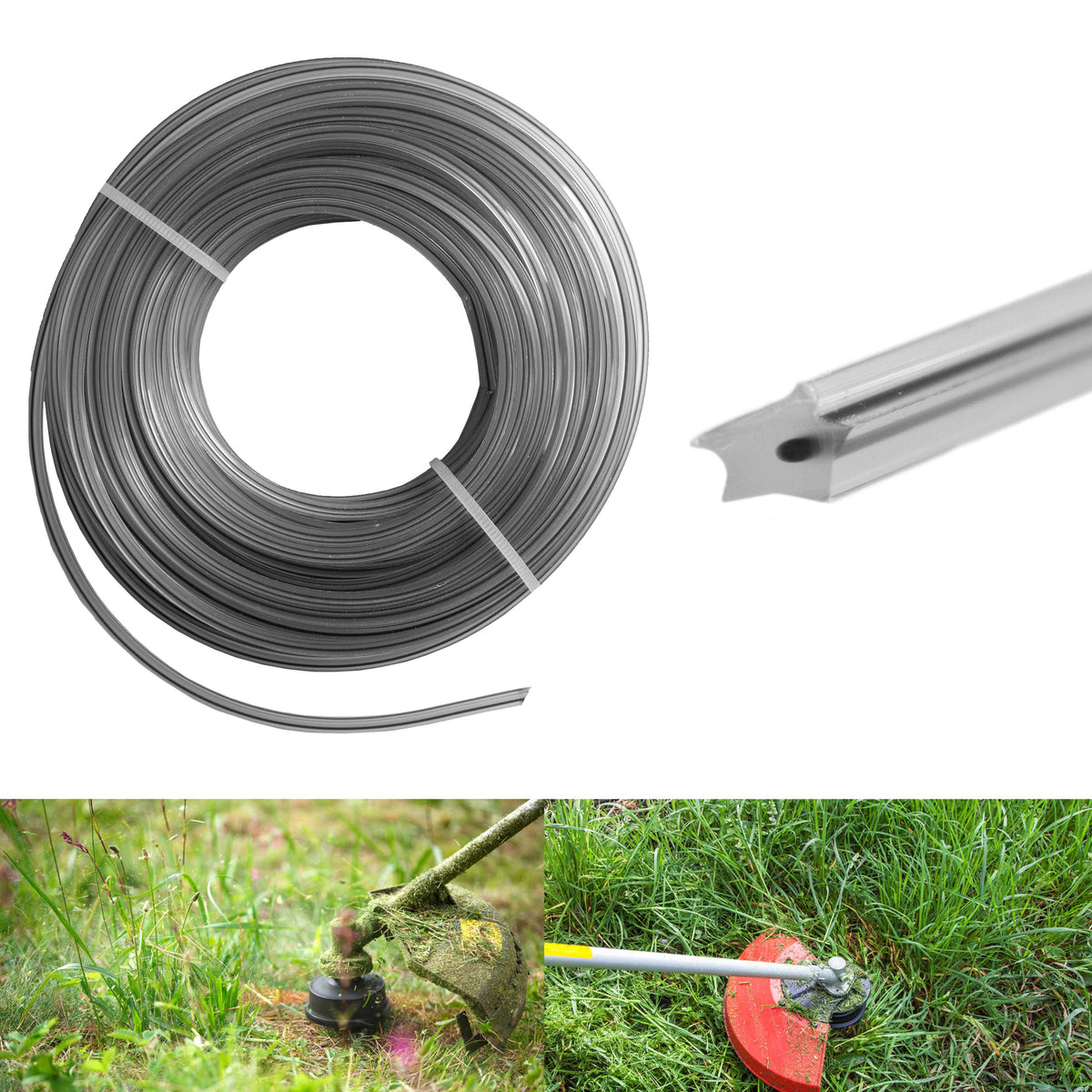Strimmer Line Dual Black Star 1.6mm x 15m
