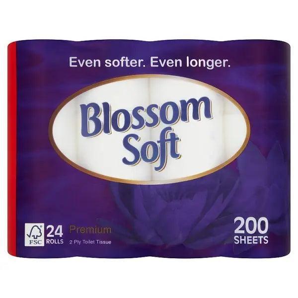 Blossom Soft Premium 2 Ply Toilet Tissue 24 Rolls