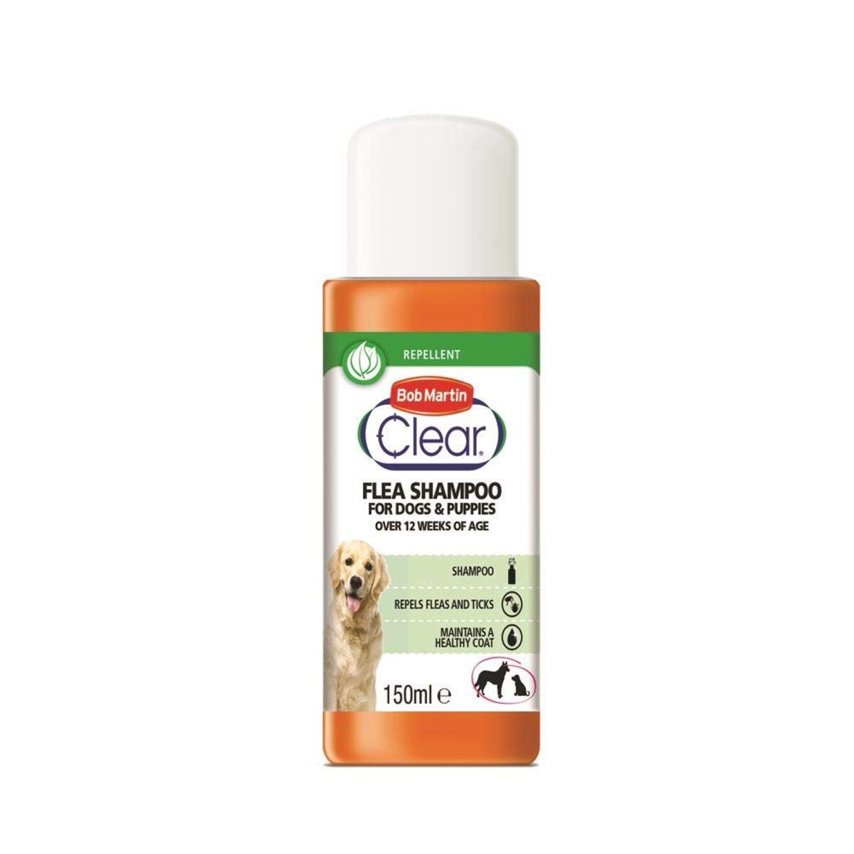 Bob Martin Clear Flea Shampoo for Dogs 150ml