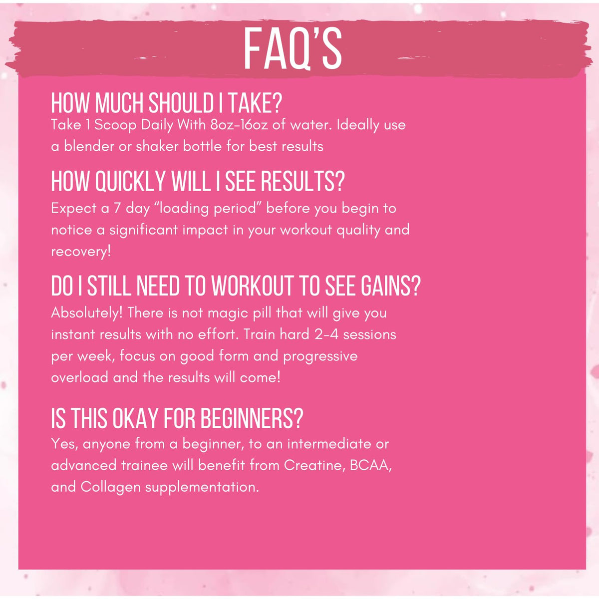 Booty Pump Formula for Women – Pink Lemonade Creatine + BCAAs + Collagen