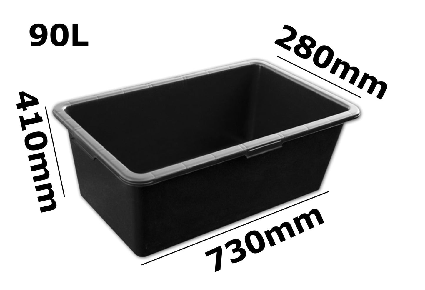 Mixing Tub 90L Outdoor Watering Kit DIY Workshop Accessory