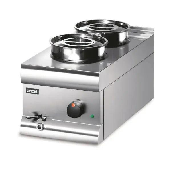 BS3W-Lincat Silverlink 600 Electric Counter-top Bain Marie-Wet Heat-Round Pots-W300mm-1.0kW
