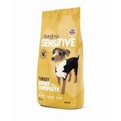Burgess Sensitive Adult Dog Turkey & Rice 12.5kg