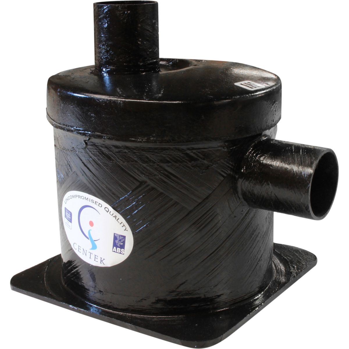 Centek Low Capacity GRP Exhaust Waterlock (Side In - Top Out / 60mm)