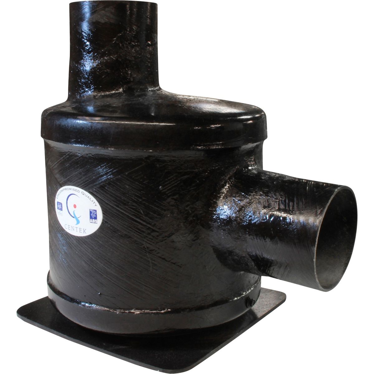 Centek Low Capacity GRP Exhaust Waterlock (Side In - Top Out / 127mm)