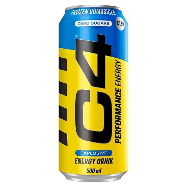 C4 Performance Energy Frozen Bombsicle Energy Drink 500ml (Case of 12)