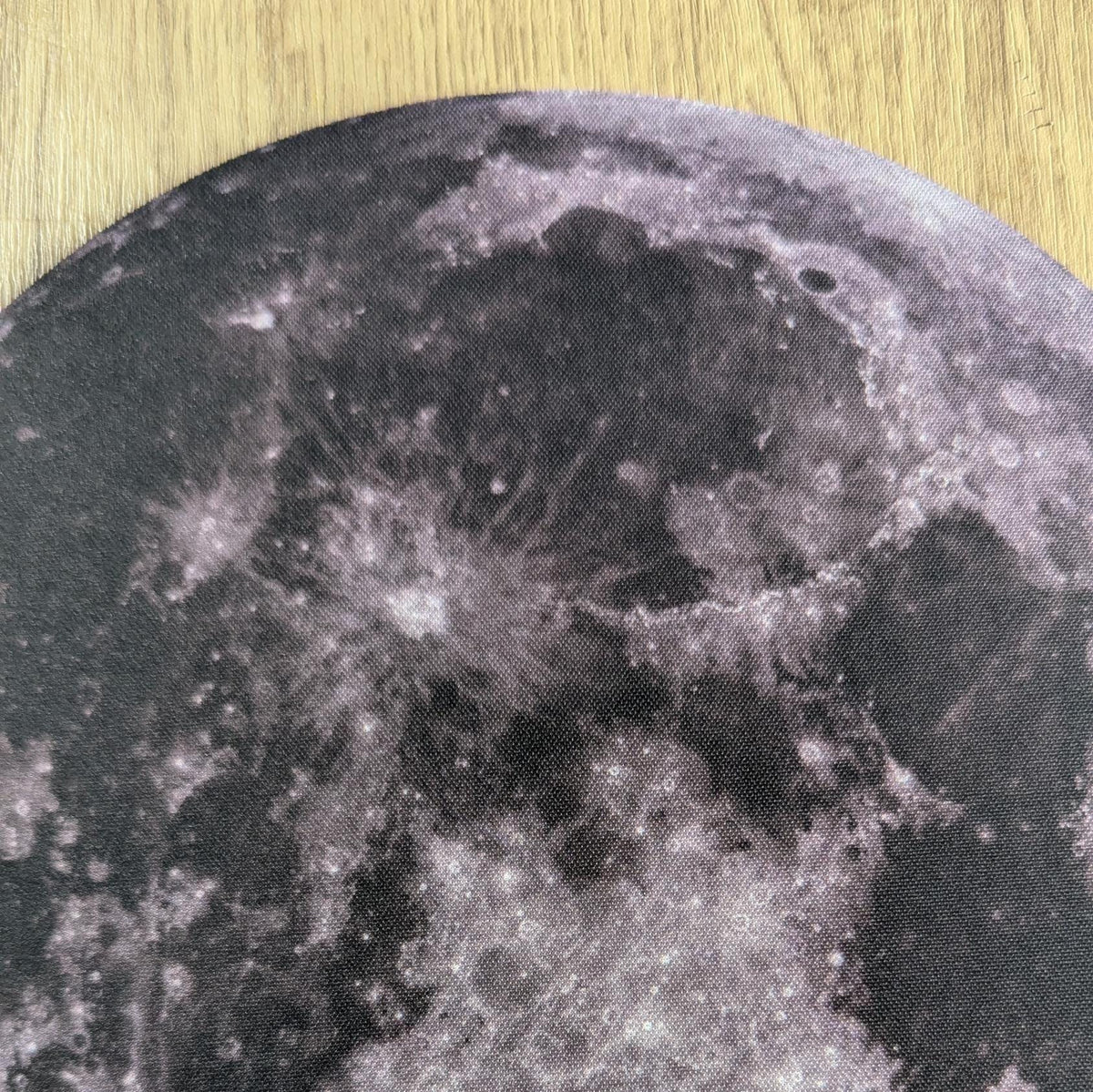 The Moon Circular Mouse Pad - Round Computer Mat - Desktop mousepad - Space Gift - Science Gift - NASA Gift
