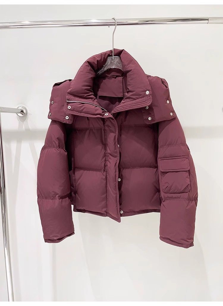 Women's Fashionable Loose-fitting Warm Hooded Jacket