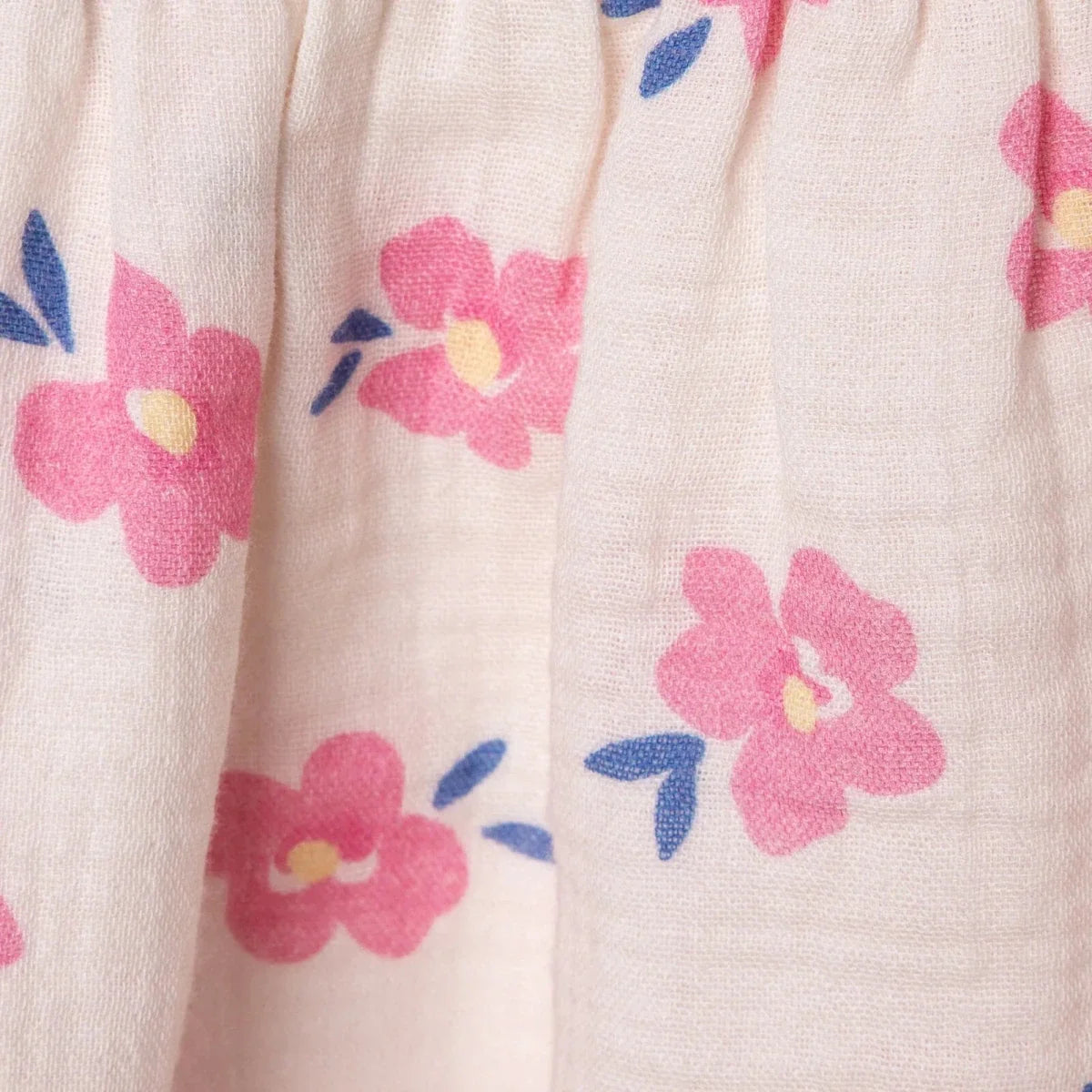 HelloBaby Floral Print Short Sleeve Cotton Baby Dress (6-9 Months to 4-5 Years)