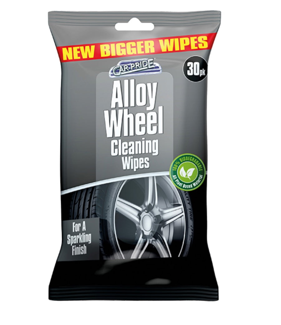 Car alloy wheel wipes