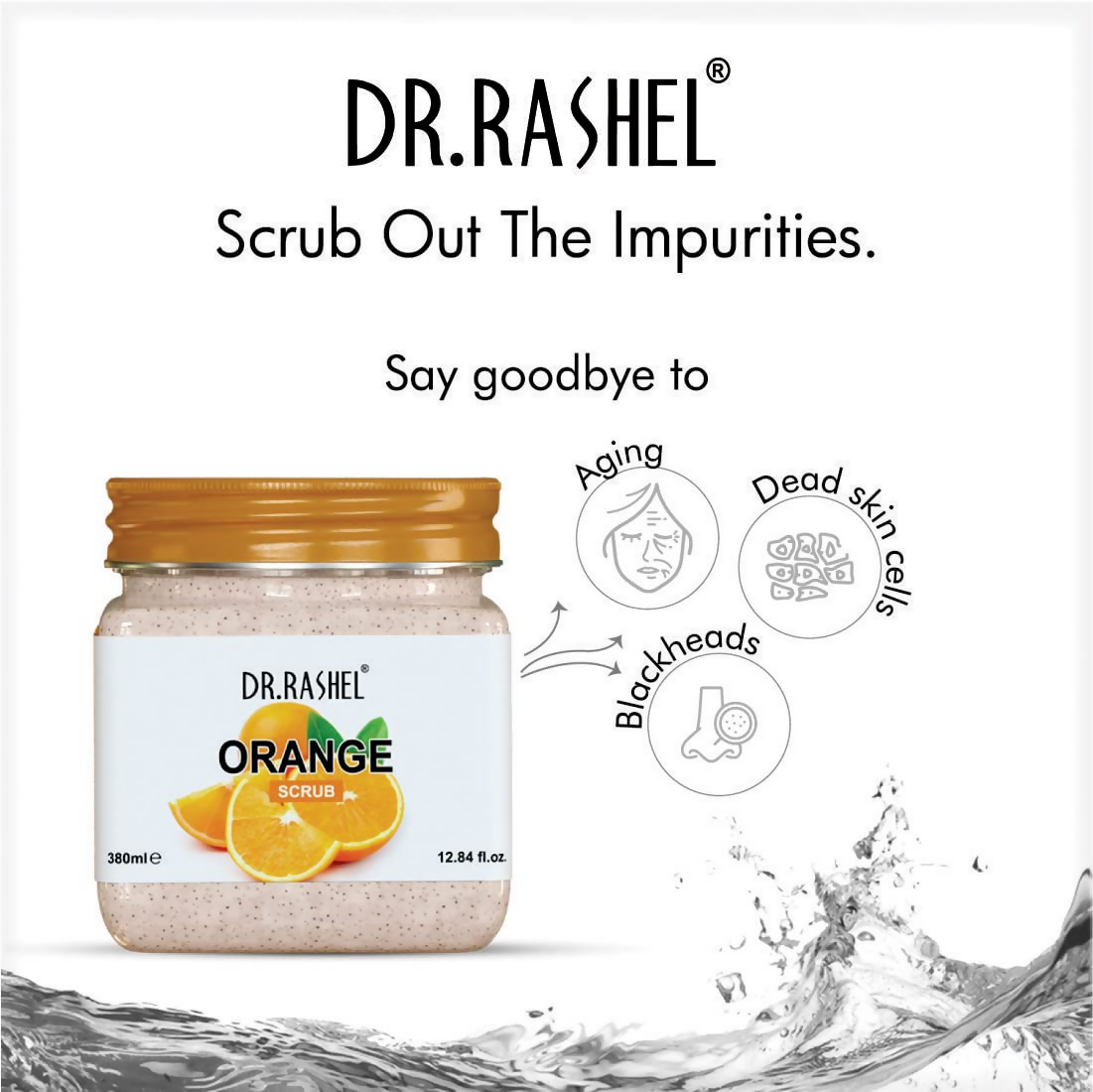 Dr.Rashel Orange Scrub For Face And Body