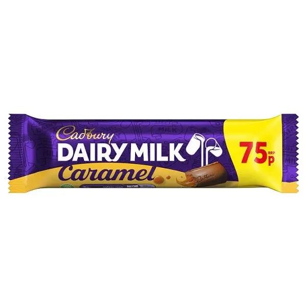 Cadbury Dairy Milk Caramel Chocolate Bar 45g (Case of 48)