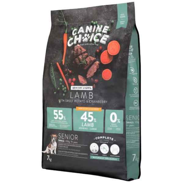 Canine Choice Super Premium Gf Light Small Senior Dry Lamb 7kg