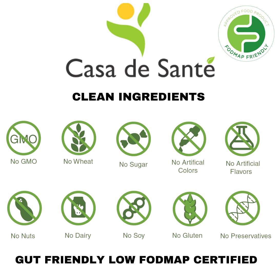 Casa de Sante Low FODMAP Collagen Peptides – Grass-Fed, IBS & SIBO Friendly