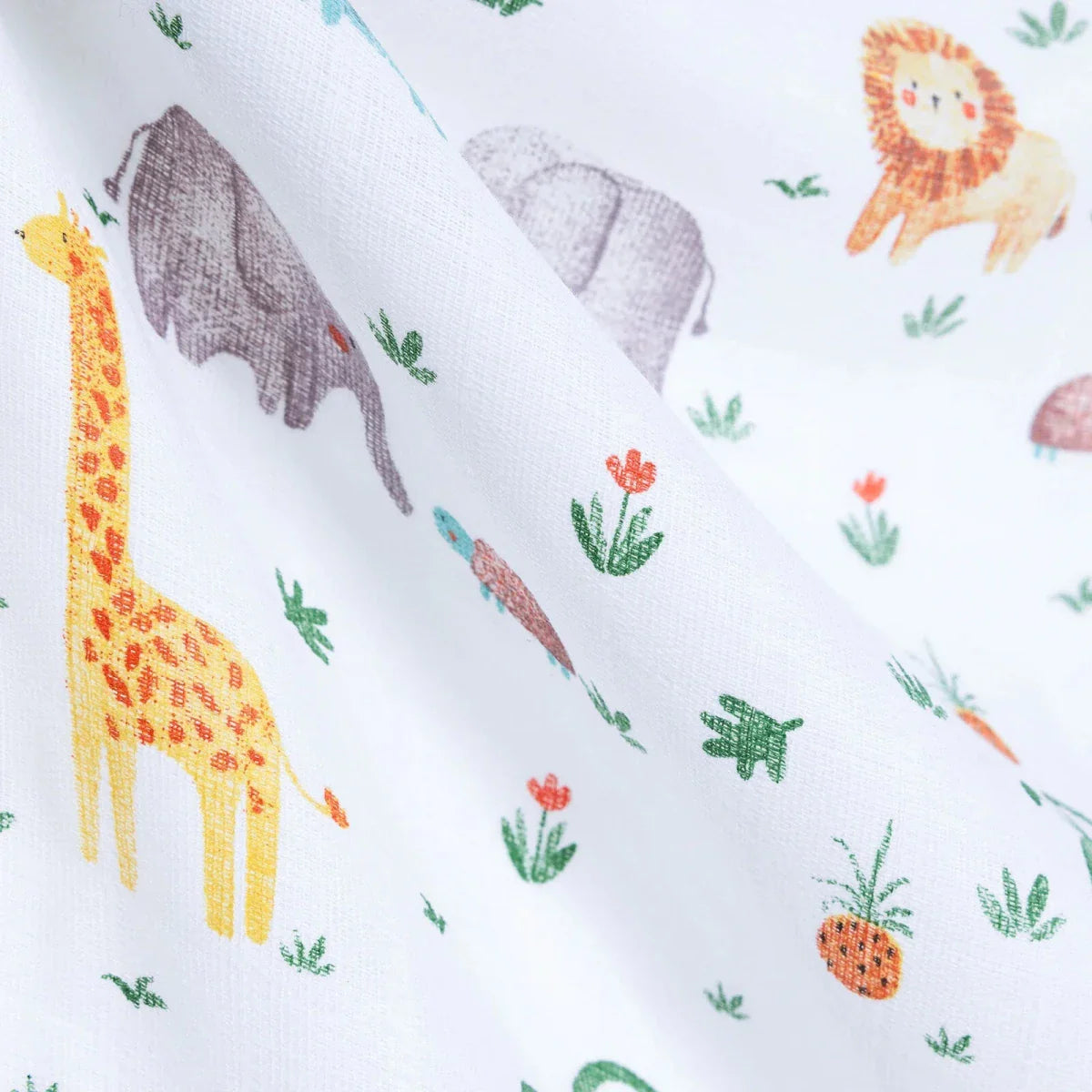Mollia Animal Print Muslin Baby Blanket (90 x 110 cm)