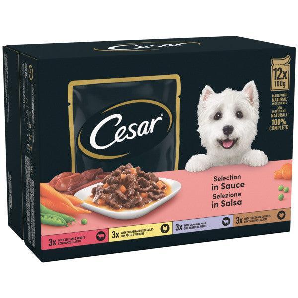 Cesar Deliciously Fresh Favourites in Sauce Pouches 12 x 100g - Case of 4