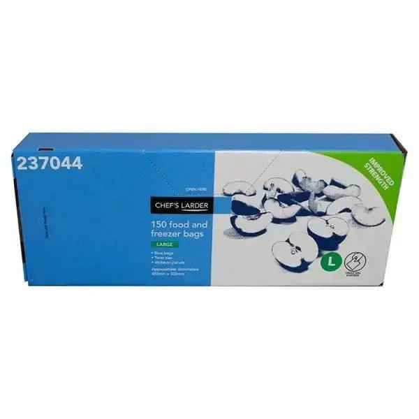 Chefs Larder 150 Food and Freezer Bags Large