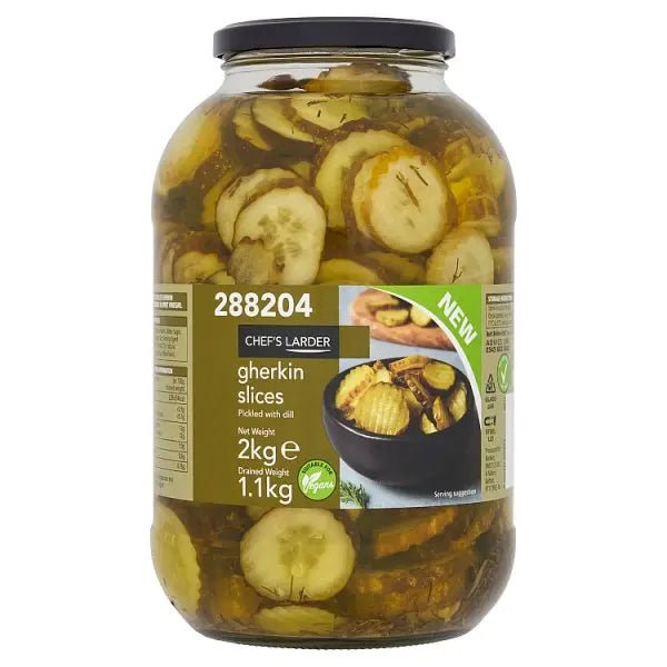 Chef's Larder Gherkin Slices 2kg