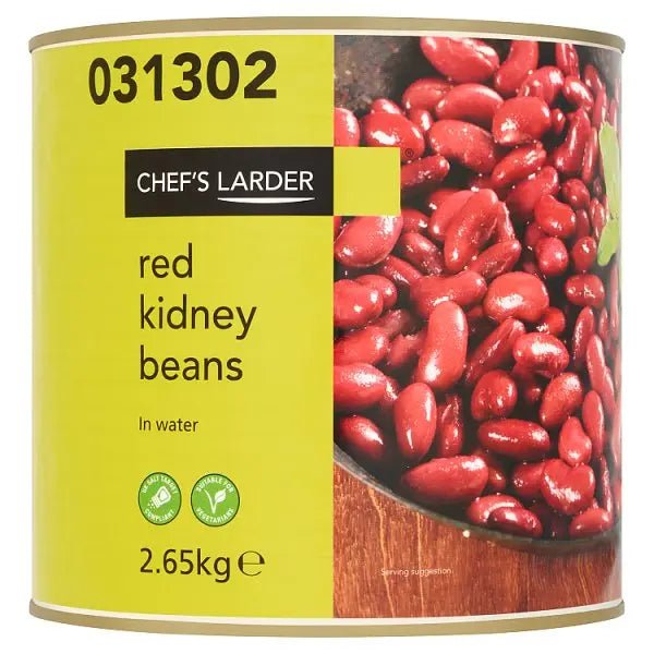 Chef's Larder Red Kidney Beans in Water 2.65kg