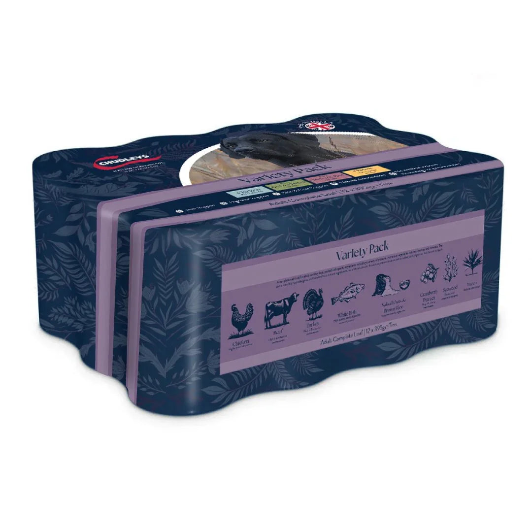 Chudleys Adult Variety Pack Wet 395g - Case of 12
