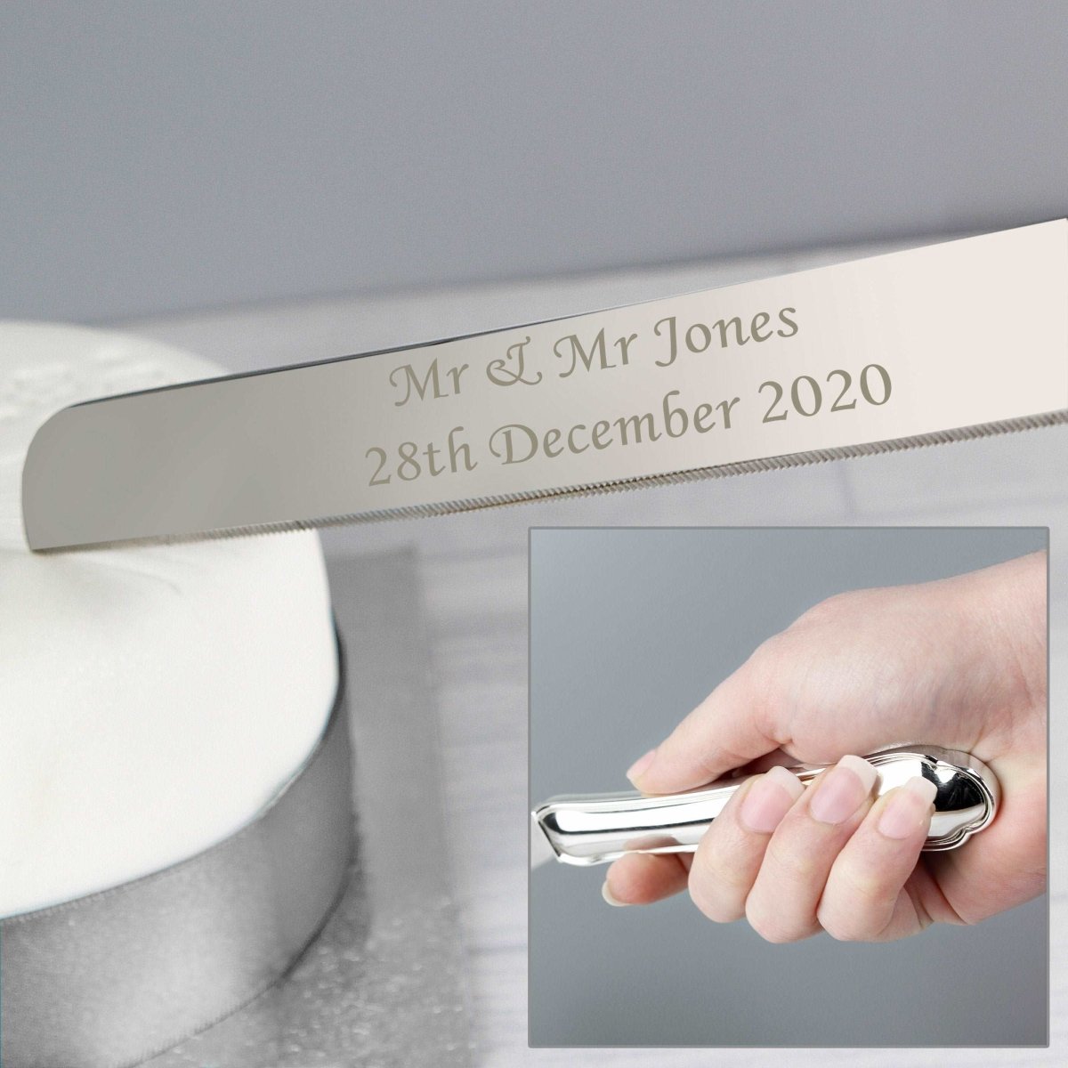 Classic Cake Knife Personalised Engraved